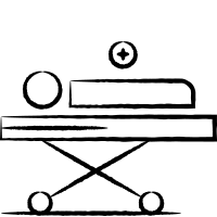 Ikona návštev a hospitalizácie